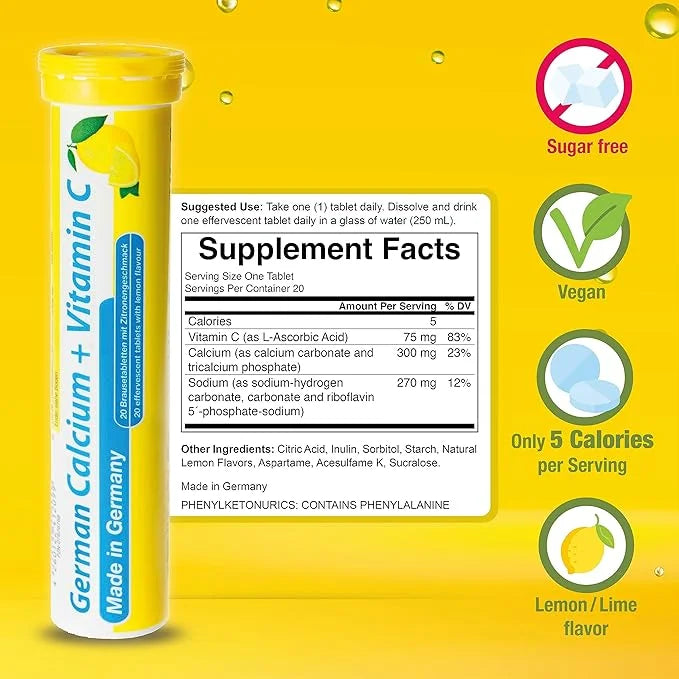 German Calcium + VIT. C 100 Vegan
