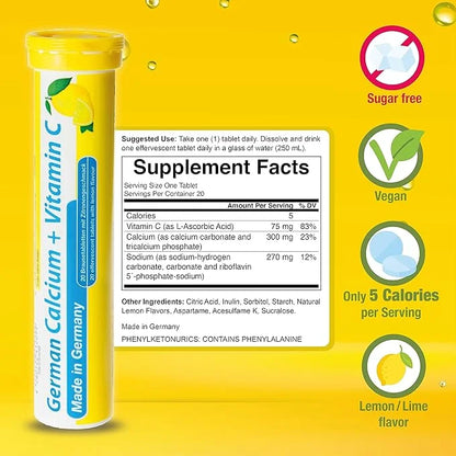 German Calcium + VIT. C 40 Vegan