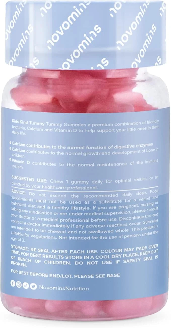 Novomins Kids Probiotic Gummies – Probiotics 30 Chewable