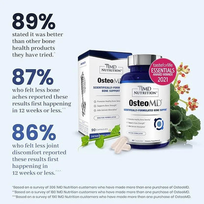 1MD Nutrition OsteoMD for Comprehensive Support D3 & K2-90 Capsules