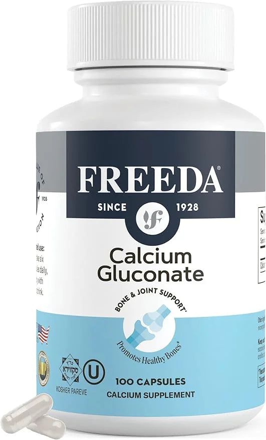 Freeda Calcium Gluconate (100 Capsules)