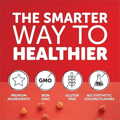 SmartyPants Kids Multivitamin Gummies and Probiotic 3 Fish D3, C, B12, B6, B6, Digestive (30 Day