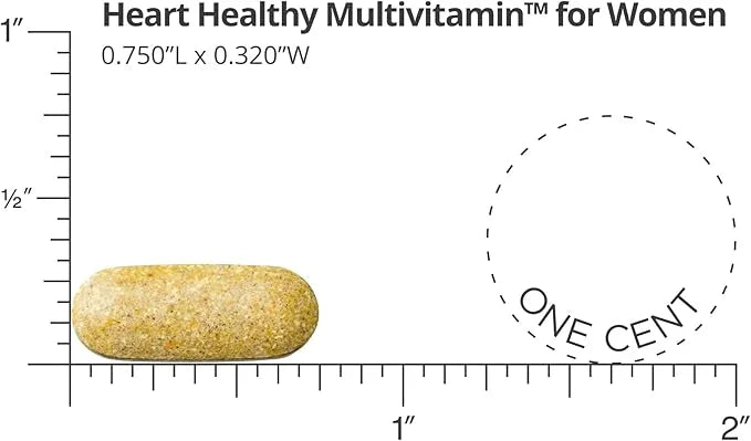 Dr. Sinatra Heart Healthy Multivitamin 1000 IU, B12, C, 90 Tablets (30-Day Supply)