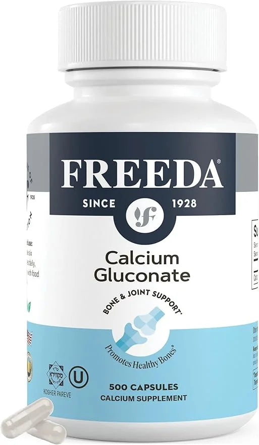 Freeda Calcium Gluconate (500 Capsules)