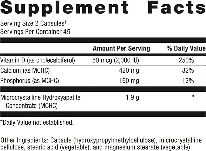 Metagenics Bone Builder Forte 2000 IU 90 Capsules