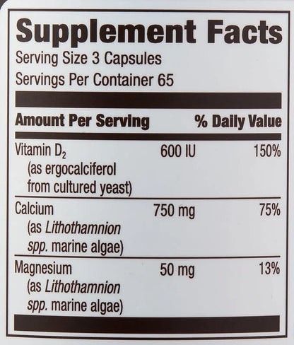 Amazon Elements Calcium Complex with Vitamin 250 mg (3 per 195 Capsules 2)