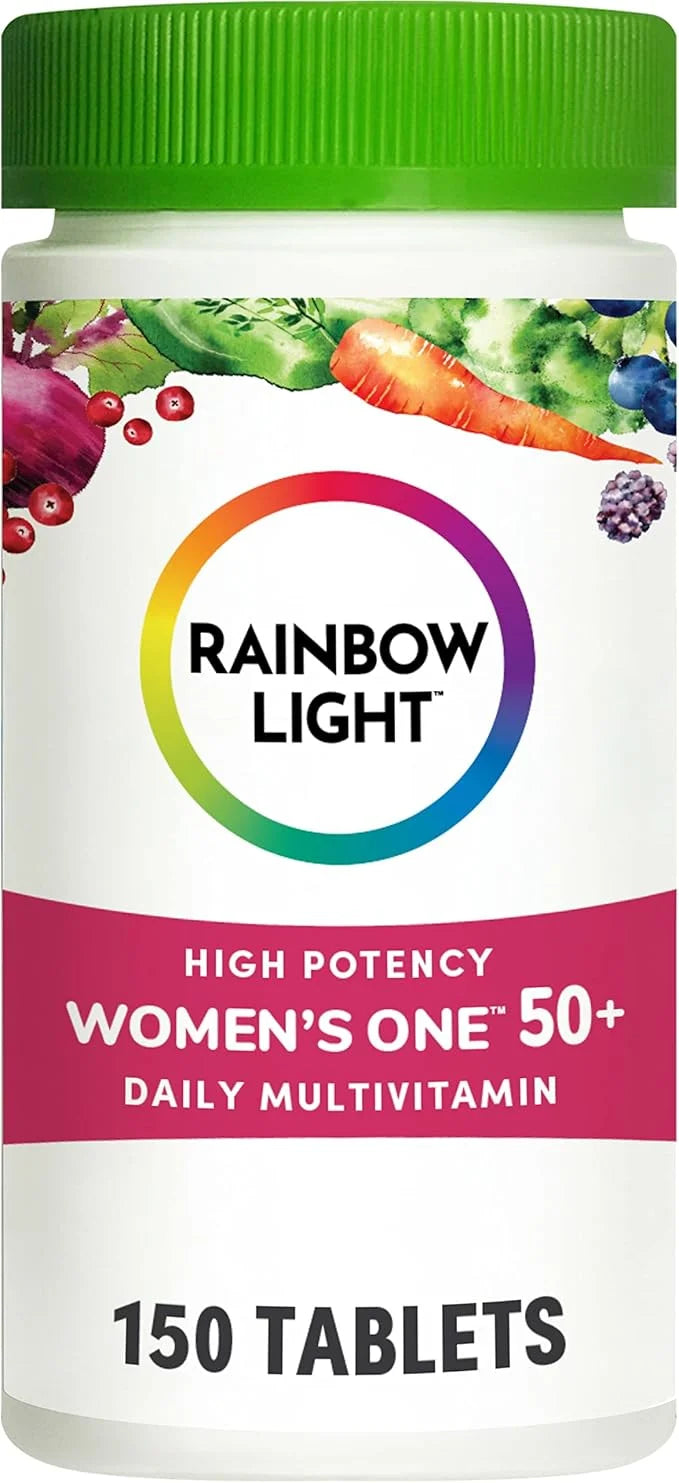 Rainbow Light Multivitamin for Women 50+, 50+ Multivitamin 150 Tablets