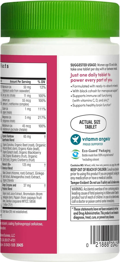 Rainbow Light Multivitamin for Women 50+, 50+ Multivitamin 150 Tablets