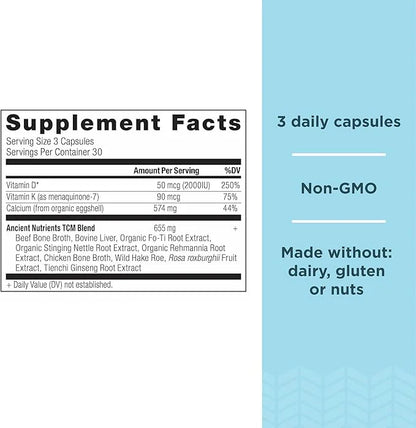 Calcium Supplement with Vitamin D and K2 by 90 Ct