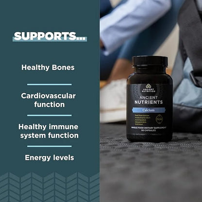 Calcium Supplement with Vitamin D and K2 by 90 Ct