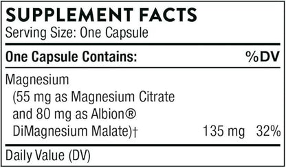 THORNE Magnesium CitraMate 90 Capsules
