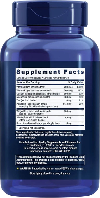 Life Extension Dr. Strum's Intensive Bone D3, K2, K2, magnesium, 300 capsules