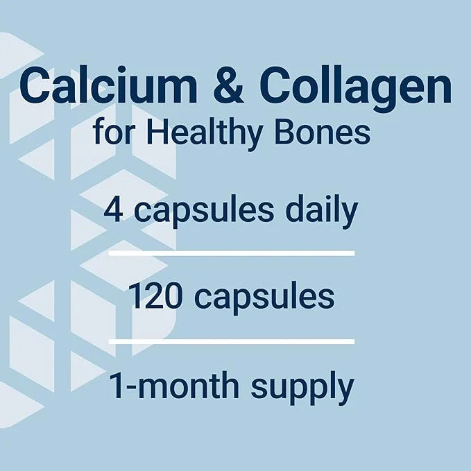 Life Extension Bone Strength Collagen Formula, D3, magnesium 120 capsules