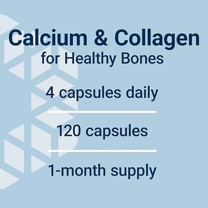 Life Extension Bone Strength Collagen Formula, D3, magnesium 120 capsules