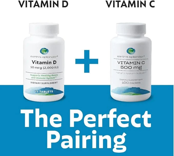 Earth's Splendor Vitamin D 2,000 IU 75 Count