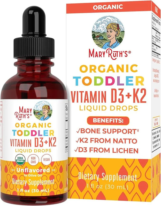MaryRuth Organics Vitamin D3, Vitamin K2, D3 K2 K2 Drops, K2 D3 D3 Vitamin 1 Fl