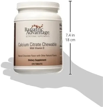 Bariatric Advantage Calcium Citrate Chewable 500 mg 270 Count