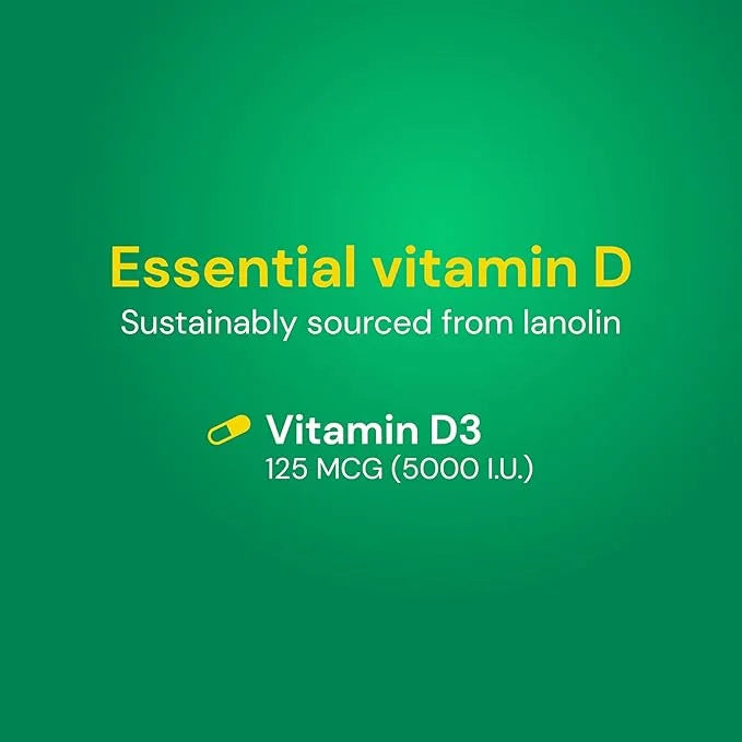 COUNTRY LIFE Vitamin D3 5000 IU, 60 CT
