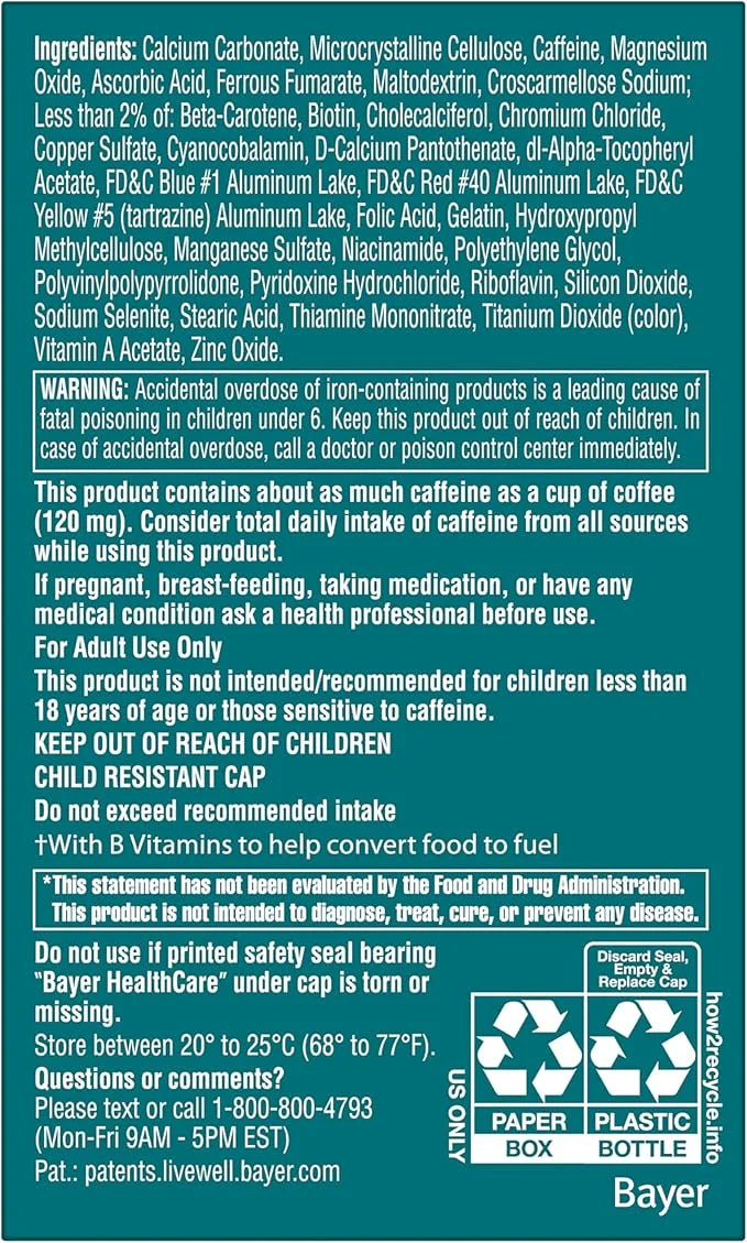 One A Day Women’s Active Metabolism 50 Count