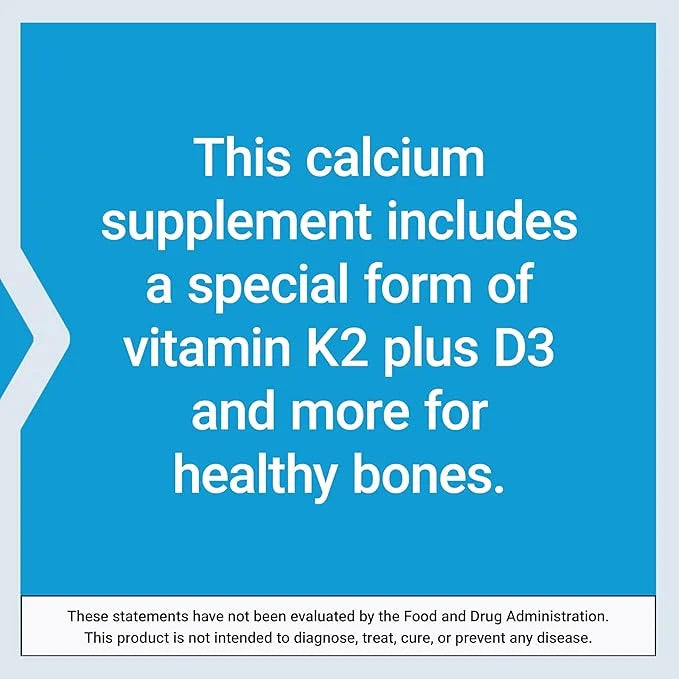 Life Extension Bone Restore Elite Calcium K2, calcium, D3, magnesium, K2, for 120 capsules