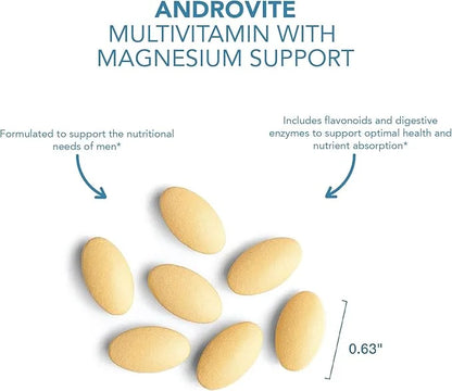 Androvite for Men 500mg, Multimineral D3, Calcium-Free 180 Count
