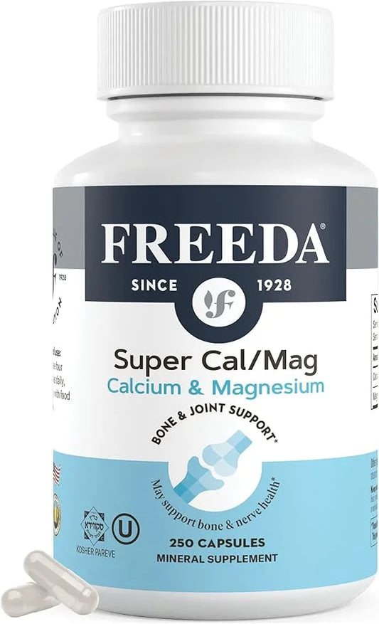 Freeda Super Cal/Mag Calcium Magnesium (250 Capsules)