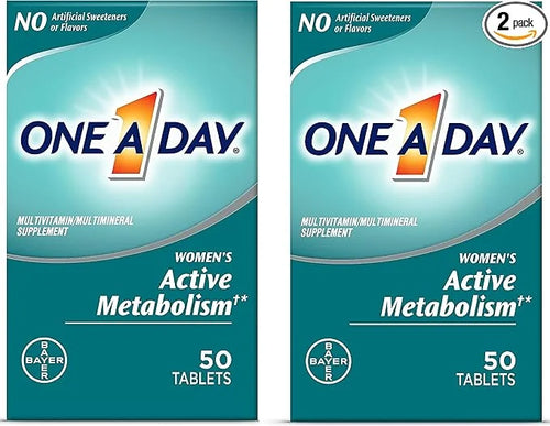 ONE A DAY Women’s Active Metabolism 50 Count 2)