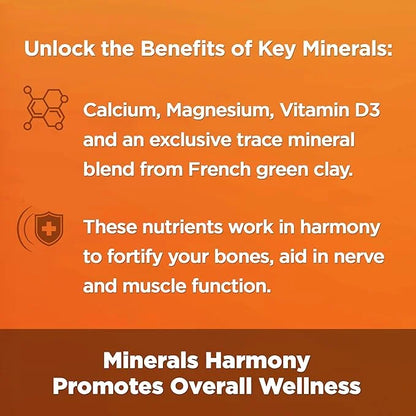 Bone Health Calcium 1000mg, Magnesium 500mg 600IU. Potent 120 Count