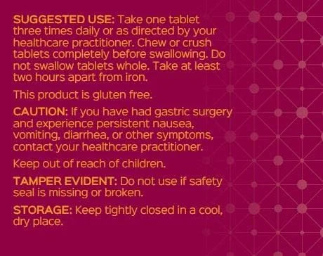 Bariatric Advantage Calcium Citrate Chewable 500 mg 270 Count