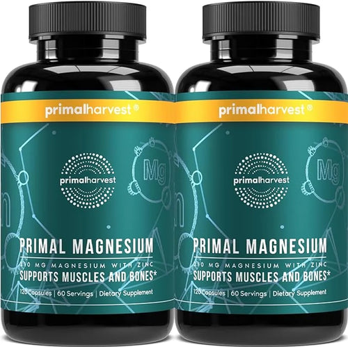 2 Pack, Magnesium Supplement Complex 310mg 120 Capsules
