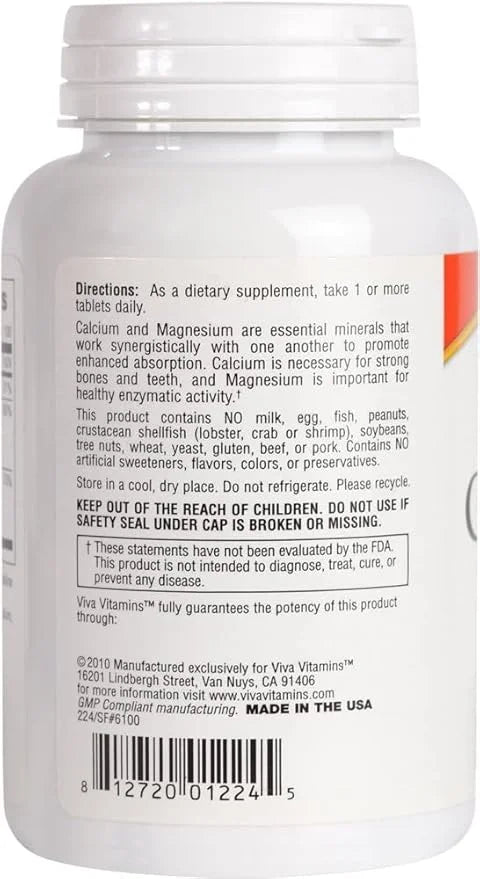 CalMagD - Calcium Supplement w/Magnesium Vitamin D3 - 600 Magnesium 300 Plus 250 Tabs