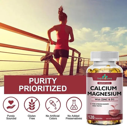 Extra Strength 4-in-1 Calcium + Magnesium D3 + 120 SoftGels, 60 Day