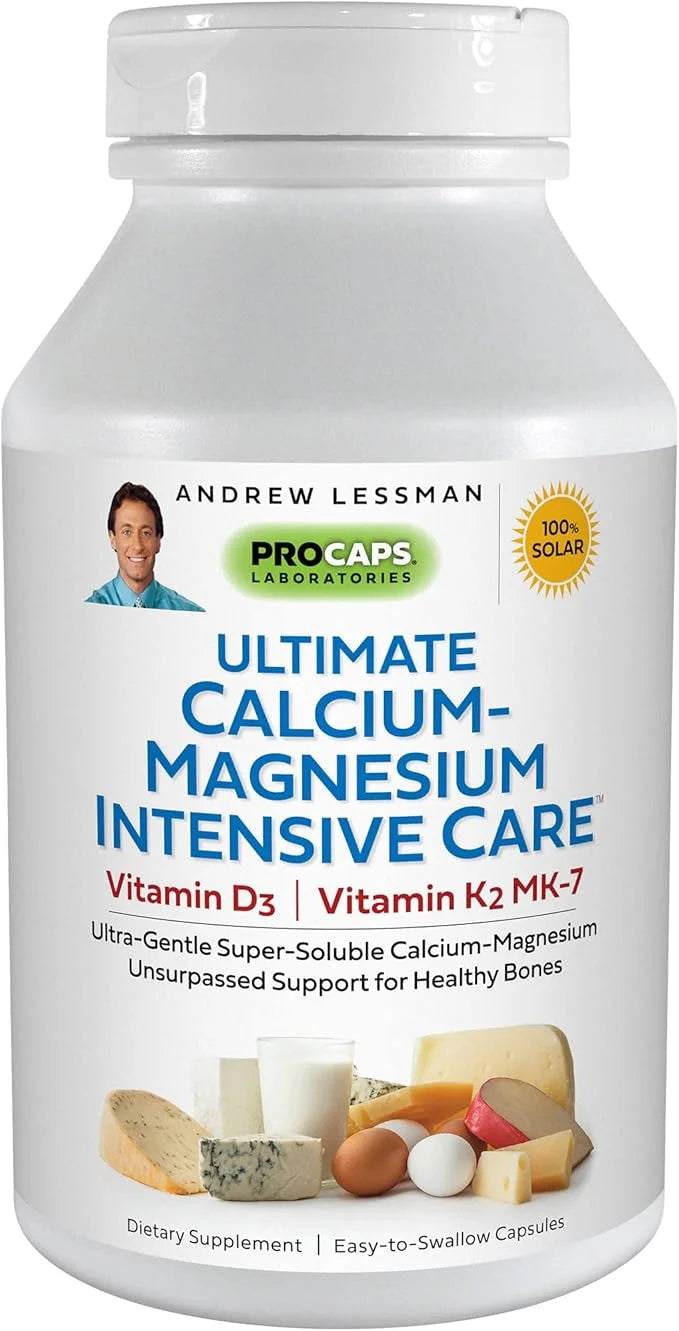 ANDREW LESSMAN Ultimate Calcium-Magnesium Intensive Care D3 & K2 MK7-120 MK7-120 mcg 60 Capsules