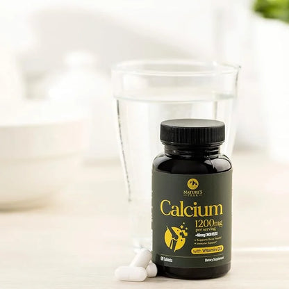 Calcium 1200 mg with Vitamin D3, 60 Tablets