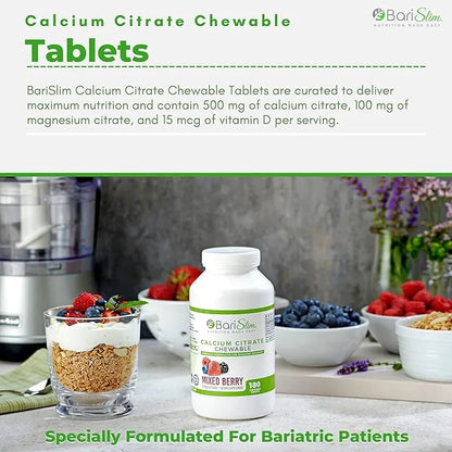 BariSlim Bariatric Calcium Citrate with Magnesium 500 mg (90 Servings)