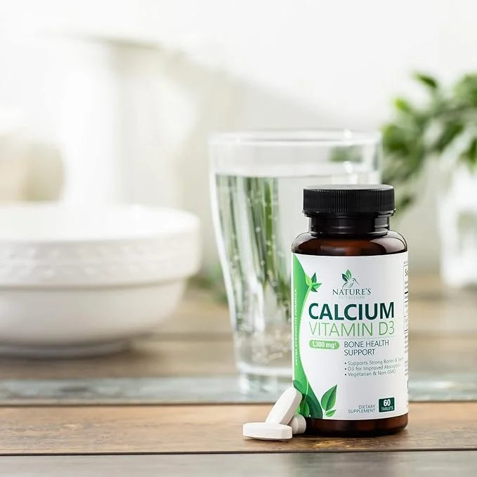 Calcium 1200 mg Plus Vitamin D3, 60 Tablets