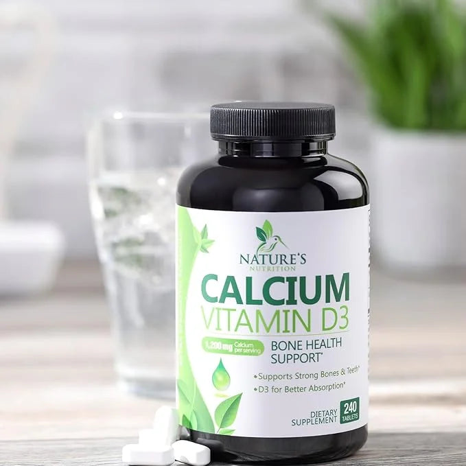 Calcium 1200 mg Plus Vitamin D3, 240 Tablets