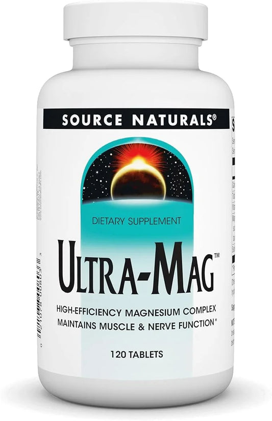 Source Naturals Ultra-Mag High-Efficiency Magnesium Complex 120 Tablets