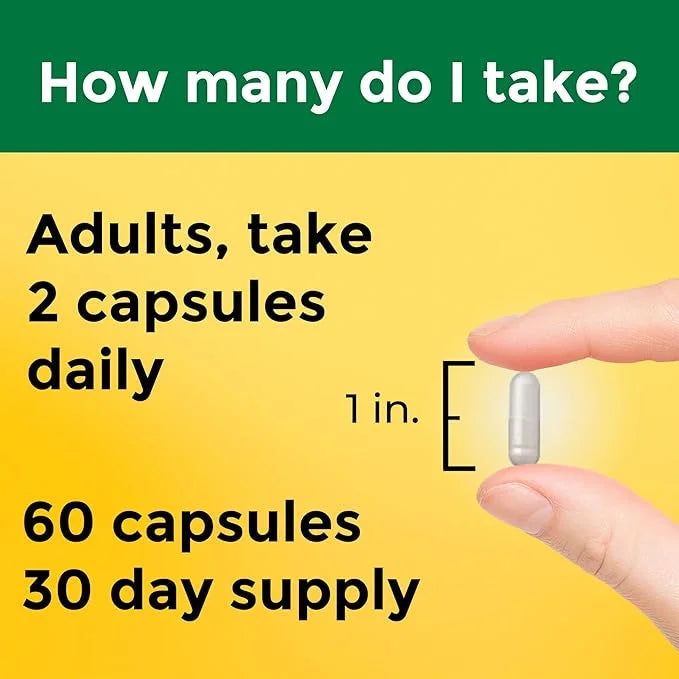 Nature Made Magnesium Complex with Vitamin D3 & 60 Capsules, 30 Day