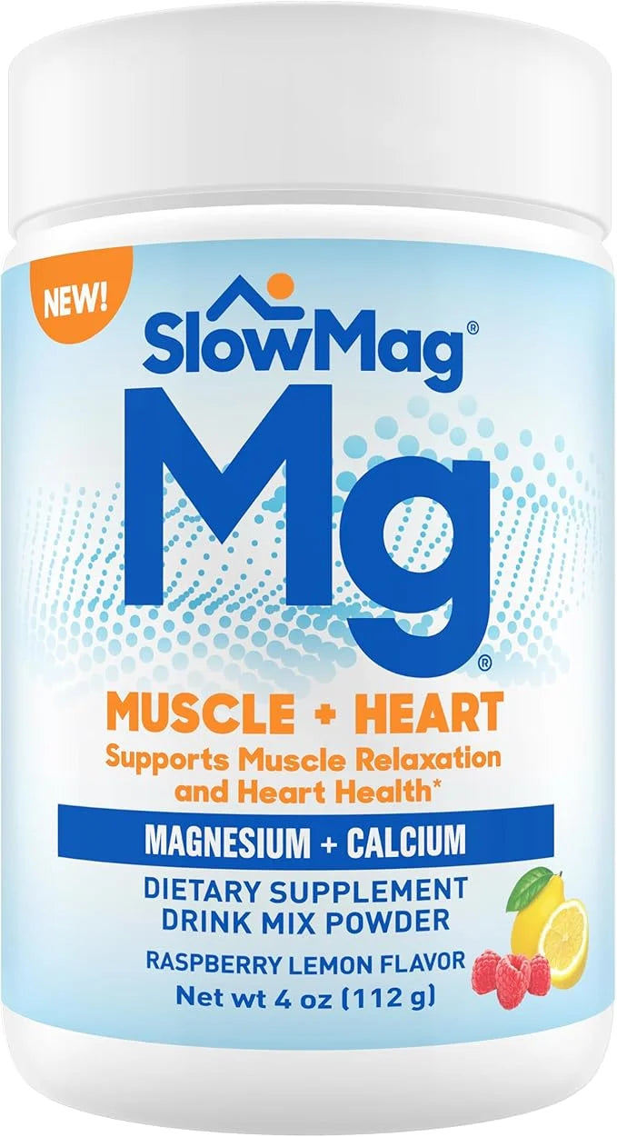 SlowMag® Muscle + Heart, Magnesium & 4 oz