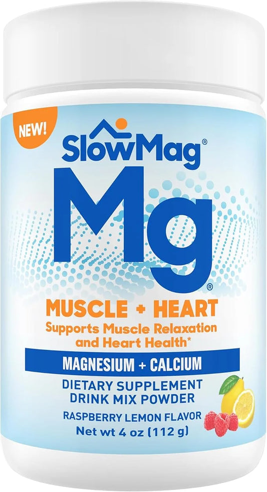 SlowMag® Muscle + Heart, Magnesium & 4 oz