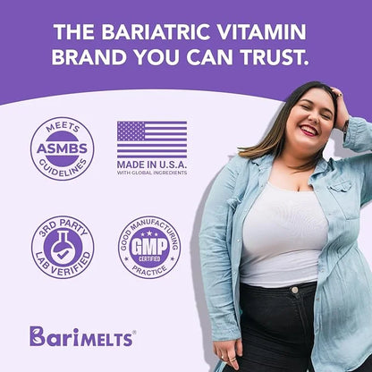 BariMelts Bariatric Calcium Citrate with Vitamin D3 and 1 Month (120 Smooth-Dissolving