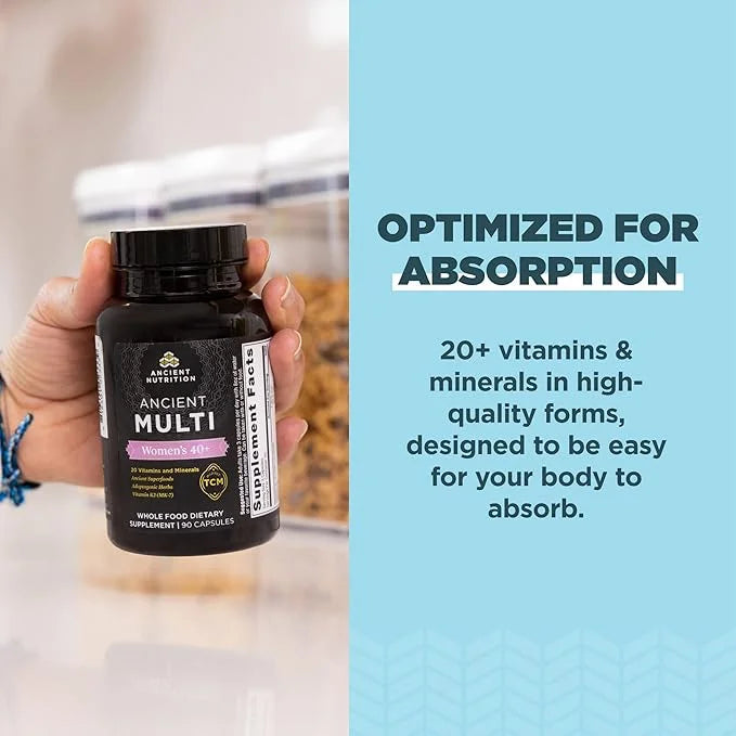 Ancient Nutrition Multivitamin for Women 40+, 90 Ct