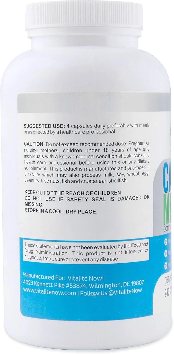 Best Calcium & Magnesium + Vitamin D3 400 400 IU 10 Forms 240 Capsules 2 Month