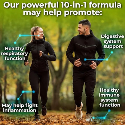 Echinacea Goldenseal Capsules 10 in 1 Immune 1455mg - 2 Month