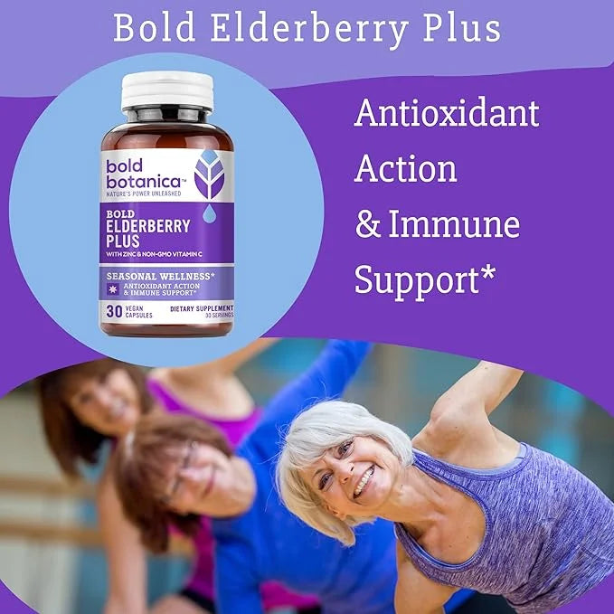 Elderberry Plus - 65x Concentrated Black 30 Vegan