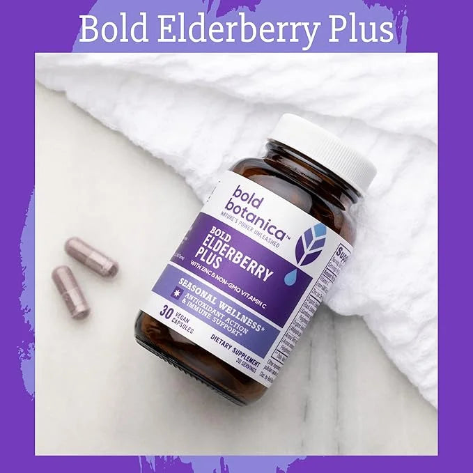 Elderberry Plus - 65x Concentrated Black 30 Vegan