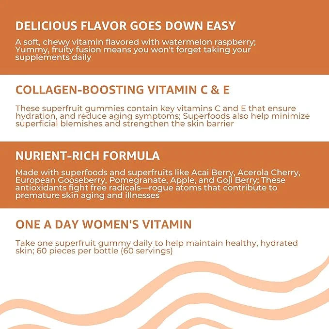 Baby Blues: Superfood Skin Glow Gummies 14 Collagen