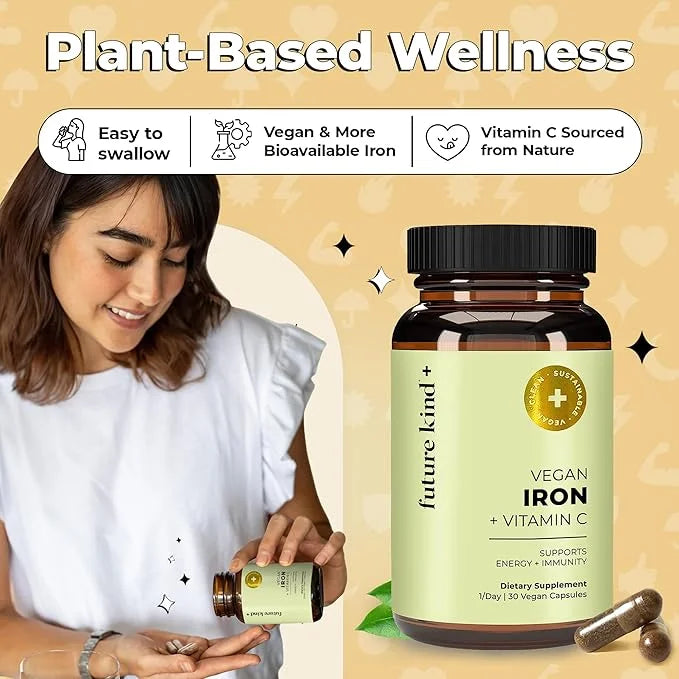 Future Kind Vegan Iron Supplement (30 Iron