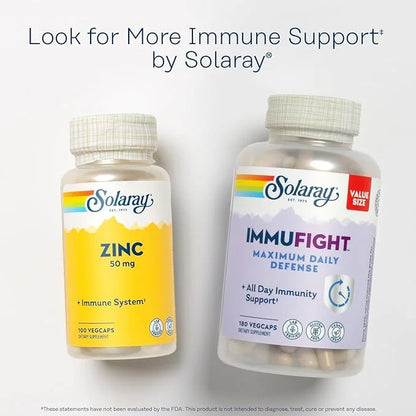 SOLARAY Reacta-C with 500mg Vitamin C, 200mg Bioflavonoid 24 Hour 120 Capsules, 120 Servings.